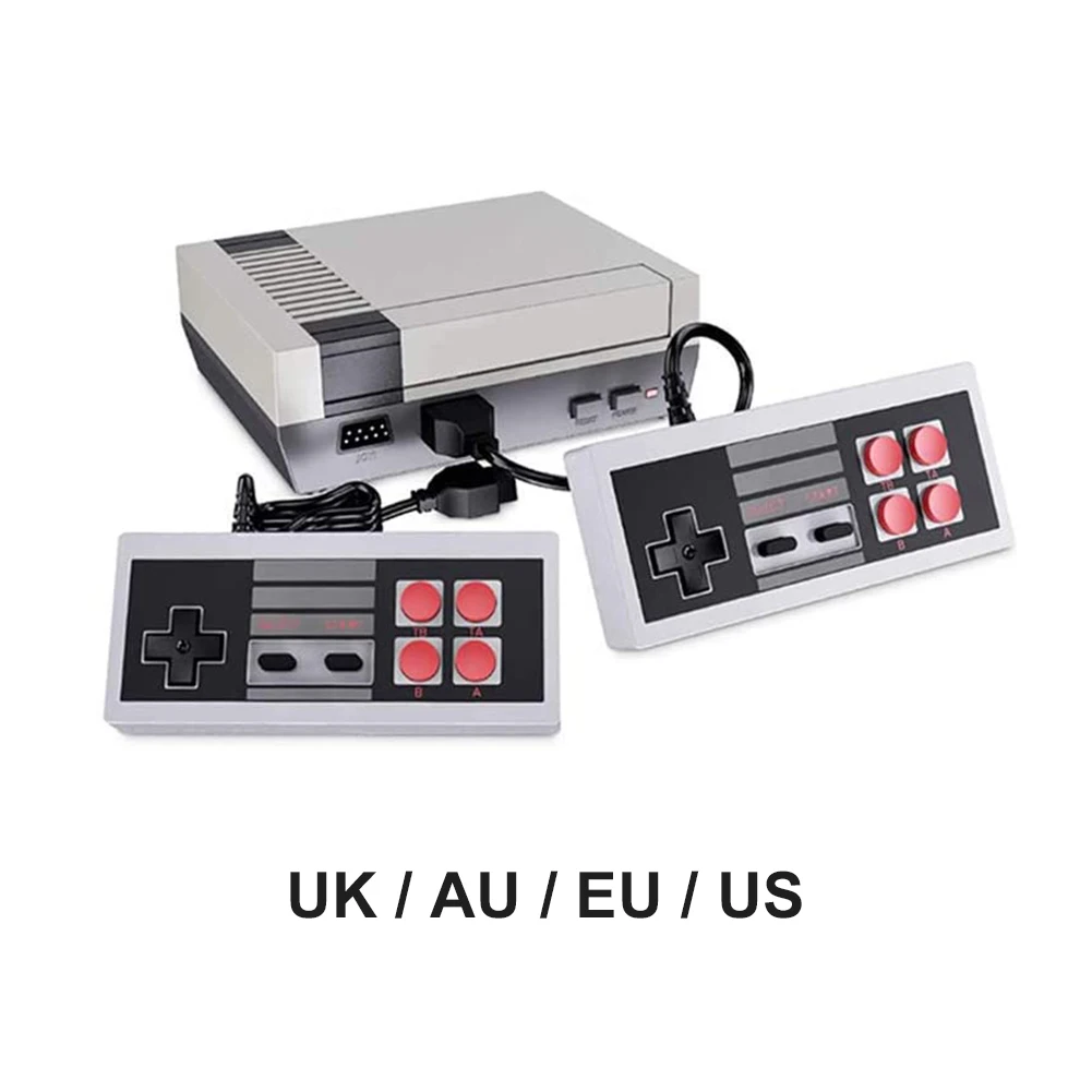 Retro TV Game Console Built-in 621 Classic Games with 2 Gamepads for 2 Controllers with HDMI-Compatible Output
Retro TV Game Console Built-in 621 Classic Games with 2 Gamepads for 2 Controllers with HDMI-Compatible Output