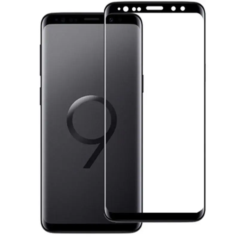 Закаленное стекло 9D для Samsung Galaxy A30/A50/S9/S10 Plus/S10E|Защитные стёкла и плёнки телефонов|