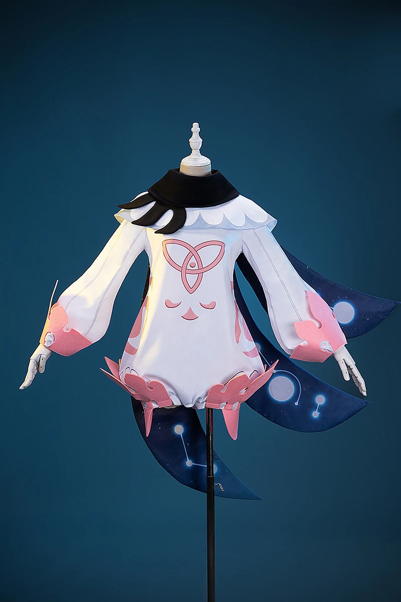 Anime Game Genshin Impact Paimon Cosplay Costume Loli Jumpsuits Outfit Adult Women One-Piece Uniform Party Halloween Full Set
Anime Game Genshin Impact Paimon Cosplay Costume Loli Jumpsuits Outfit Adult Women One-Piece Uniform Party Halloween Full Set