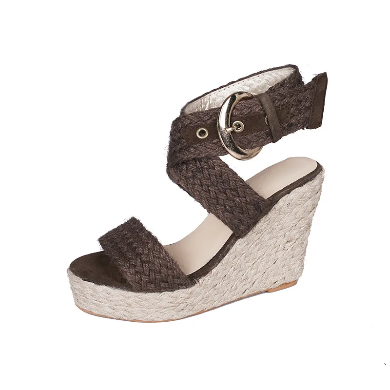 Ladies Sandals 2021 Summer Shoes Ladies Platform Sandals Wedge High Heels Ladies Wedge High Heels Large Size Sandals Women 35-43 
Ladies Sandals 2021 Summer Shoes Ladies Platform Sandals Wedge High Heels Ladies Wedge High Heels Large Size Sandals Women 35-43