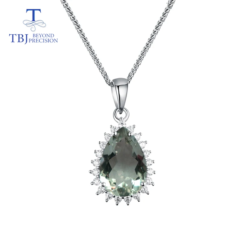 Natural gemstone green amethyst quartz water drop pendant 925 sterling silver simple style fine jewelry for wife,girl daily wear 
Natural gemstone green amethyst quartz water drop pendant 925 sterling silver simple style fine jewelry for wife,girl daily wear