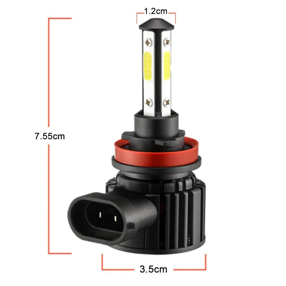 Hot Sale H11 LED Headlight 6000K 2020 50W 336000LM 4-Side Kit Low Beam Bulbs High Power COB LEDs
Hot Sale H11 LED Headlight 6000K 2020 50W 336000LM 4-Side Kit Low Beam Bulbs High Power COB LEDs