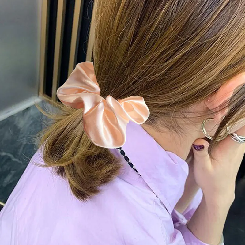 Pure Silk Scrunchies Hair Ties Ropes Smooth Satin Headbands Elastic Ponytail Holder for Women Girls Hair Accessories Headwear
Pure Silk Scrunchies Hair Ties Ropes Smooth Satin Headbands Elastic Ponytail Holder for Women Girls Hair Accessories Headwear