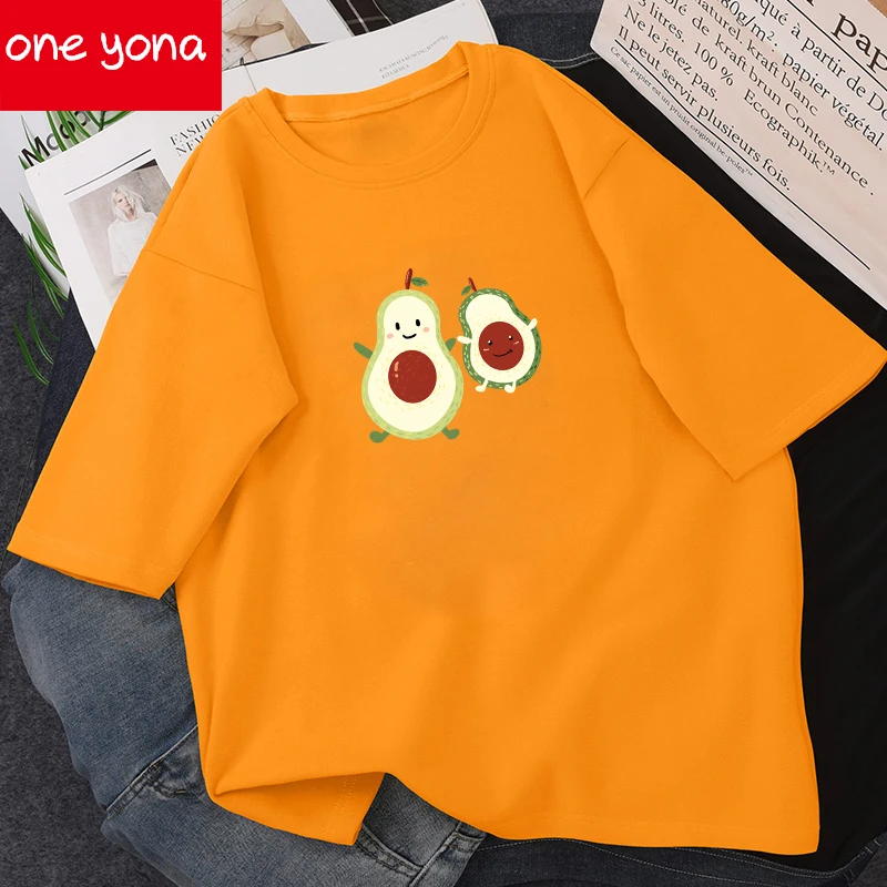 Kawaii T-shirt ladies cotton short-sleeved O-neck pullover holiday Harajuku loose top
Kawaii T-shirt ladies cotton short-sleeved O-neck pullover holiday Harajuku loose top