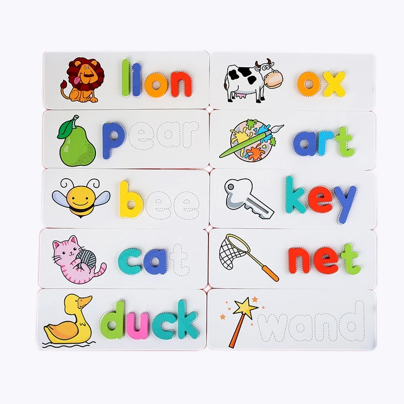 Kids Wooden Educational Alphabet Matching Letter Puzzle Games Reading Blocks Developmental Toys for Toddlers
Kids Wooden Educational Alphabet Matching Letter Puzzle Games Reading Blocks Developmental Toys for Toddlers