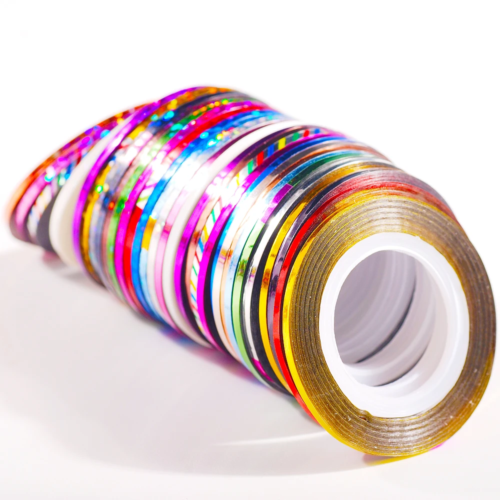 10 Pcs/Pack Colorful Rolls Striping Tape Line Nail Art Tips Decoration Self-Adhesive Sticker Nail Glitter Manicure Tools Decals
10 Pcs/Pack Colorful Rolls Striping Tape Line Nail Art Tips Decoration Self-Adhesive Sticker Nail Glitter Manicure Tools Decals