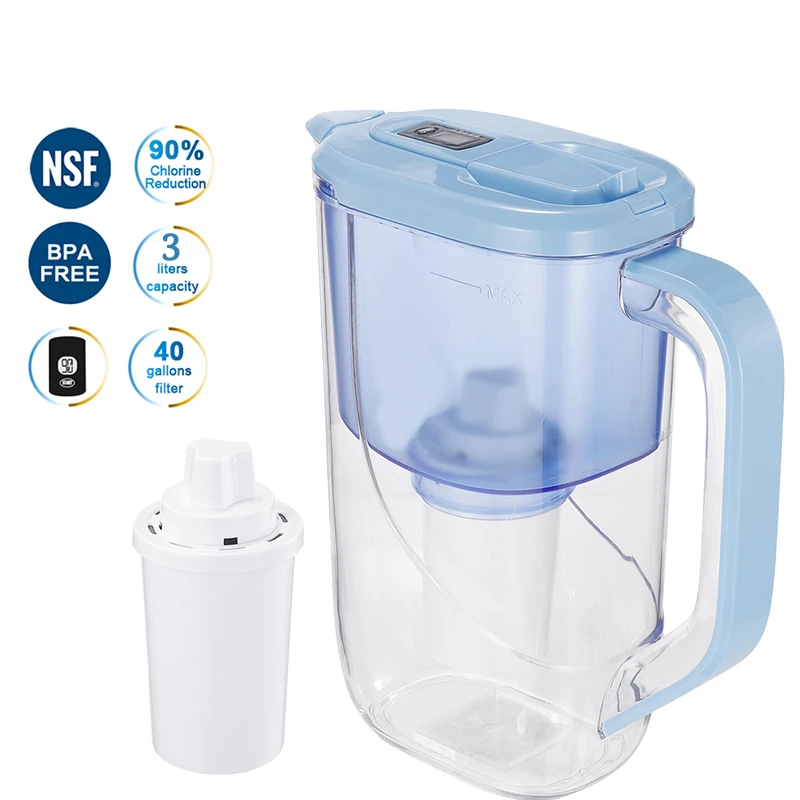 2.4L Water Pitcher Filter Household Water Jug Activated Carbon Filter for Health Drink Remove Chlorine,Scale,Deposits,Rust
2.4L Water Pitcher Filter Household Water Jug Activated Carbon Filter for Health Drink Remove Chlorine,Scale,Deposits,Rust