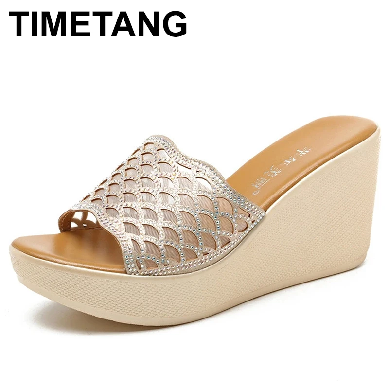 TIMETANGWedges Heel Sandals Women Fashion Wear Summer New Platform Gold Sandals Ladies Shoes And Sandals
TIMETANGWedges Heel Sandals Women Fashion Wear Summer New Platform Gold Sandals Ladies Shoes And Sandals