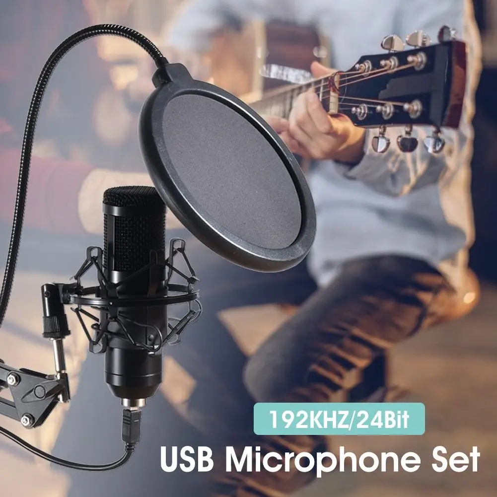 Professional Microphone Set PC USB Microphone Mic 192KHZ/24Bit For Live Gaming Recording Broadcasting Studio TV Station
Professional Microphone Set PC USB Microphone Mic 192KHZ/24Bit For Live Gaming Recording Broadcasting Studio TV Station
