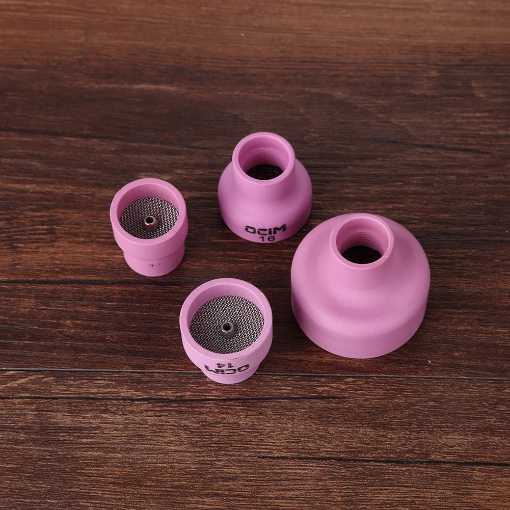Alumina Ceramic Cup Welding Equipment Complete Kit for WP17/18/26 TIG Welding Torches with Ceramic Nozzle Cups Strainer Mesh
Alumina Ceramic Cup Welding Equipment Complete Kit for WP17/18/26 TIG Welding Torches with Ceramic Nozzle Cups Strainer Mesh