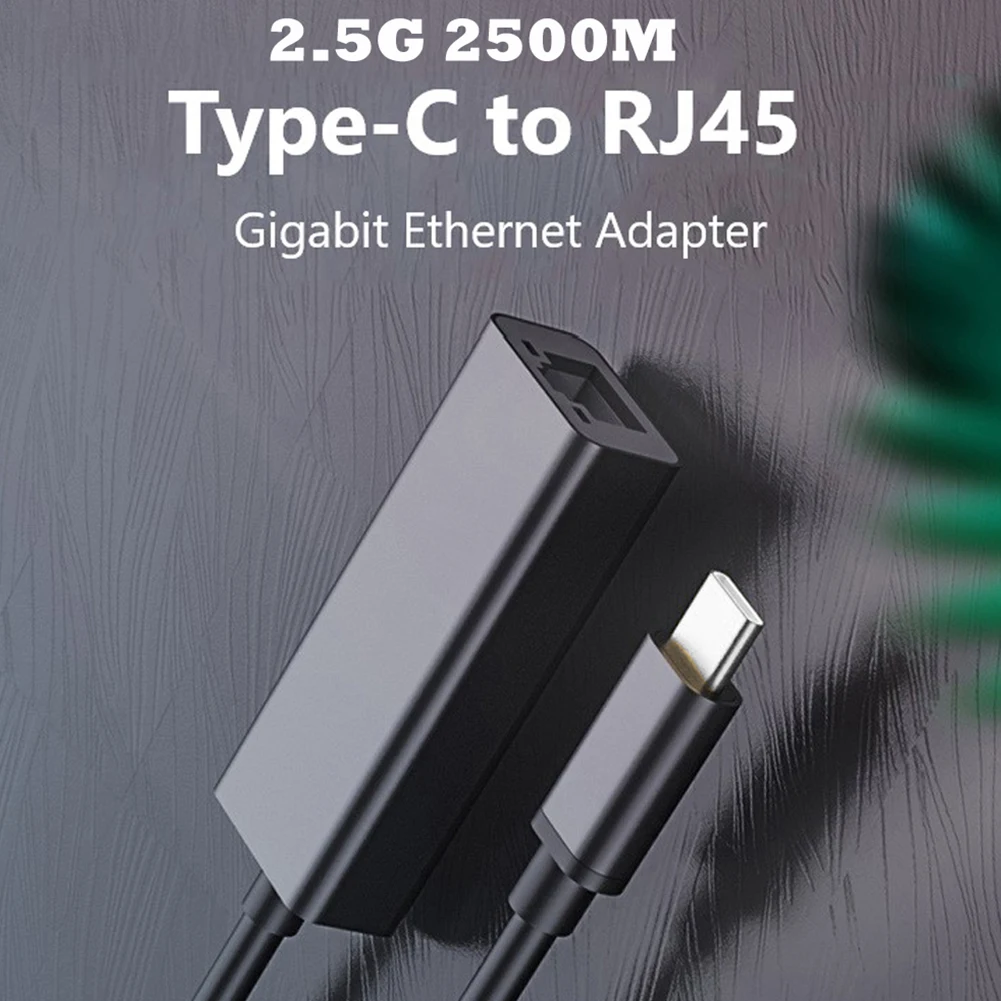 Universal Network Card RJ45 Adapter 2500 Mbps High-speed Broadband USB C To RJ45 Ethernet Adapter Wired Electrical
Universal Network Card RJ45 Adapter 2500 Mbps High-speed Broadband USB C To RJ45 Ethernet Adapter Wired Electrical