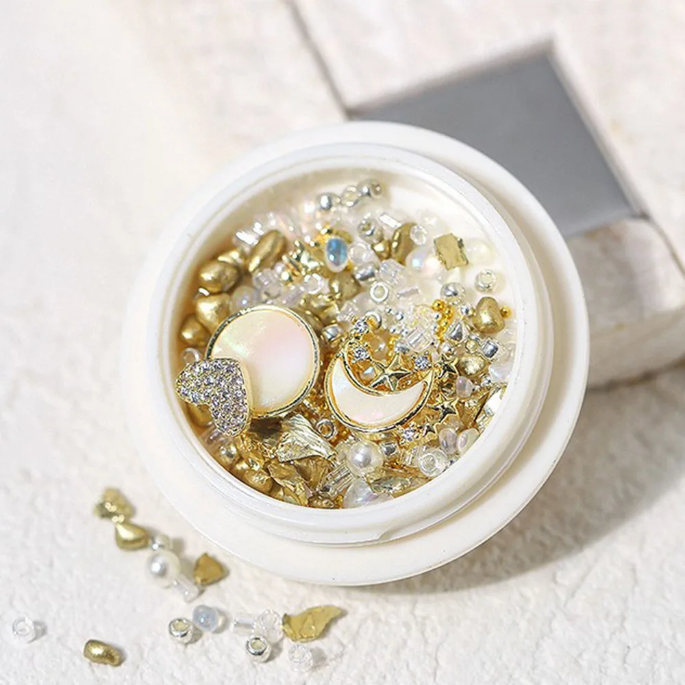 Luxury Nail Decoration 3D Metal Mixed Star And Moon Crystal Shape Alloy Charm Nail Art Decoration Manicure Accessories
Luxury Nail Decoration 3D Metal Mixed Star And Moon Crystal Shape Alloy Charm Nail Art Decoration Manicure Accessories