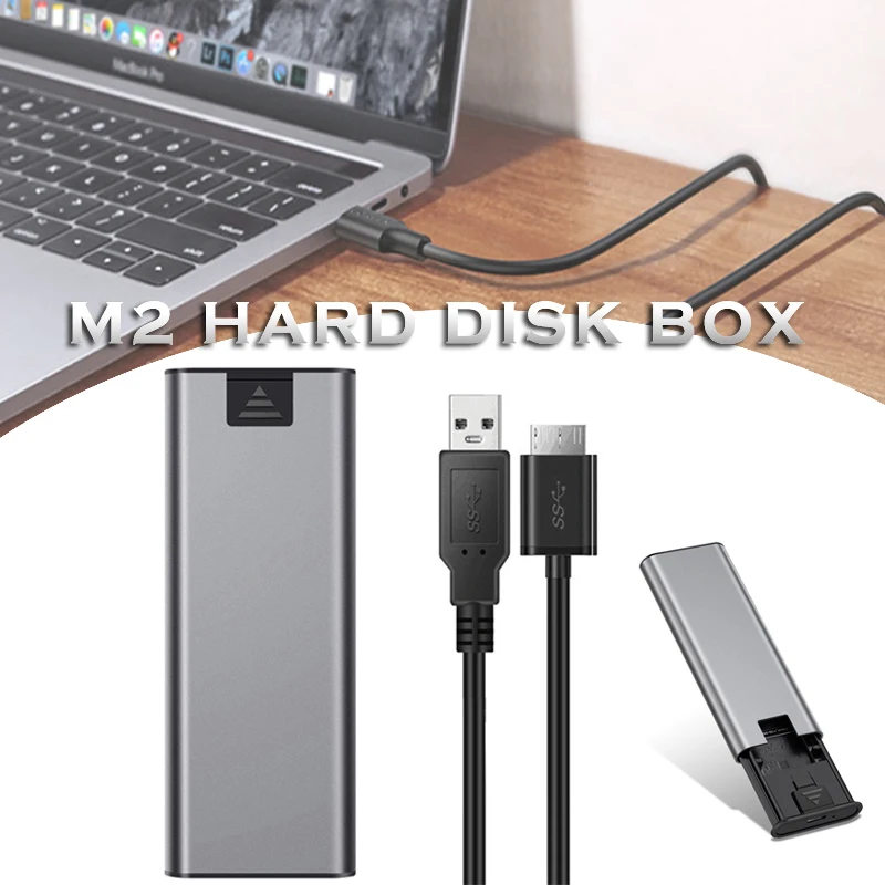 Pohiks 1pc Durable Aluminum Alloy Hard Disk Box USB3.1 Type C to M.2 NGFF SSD Enclosure Mobile Hard Disks
Pohiks 1pc Durable Aluminum Alloy Hard Disk Box USB3.1 Type C to M.2 NGFF SSD Enclosure Mobile Hard Disks