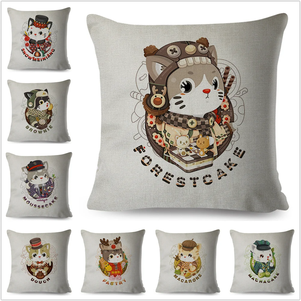 Cute Pet Cat Cushion Cover Decor Cartoon Animal Pillow Case Polyester Pillowcase for Sofa Home Car 45x45cm
Cute Pet Cat Cushion Cover Decor Cartoon Animal Pillow Case Polyester Pillowcase for Sofa Home Car 45x45cm