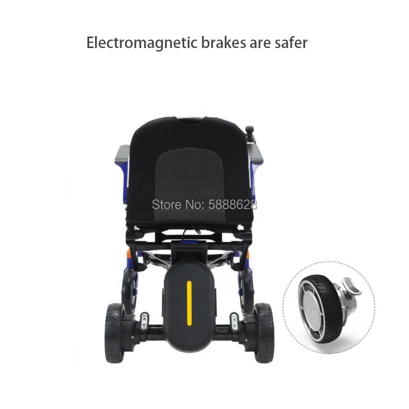 New product Ultralight Magnesium Alloy Smart Folding Electric Wheelchair