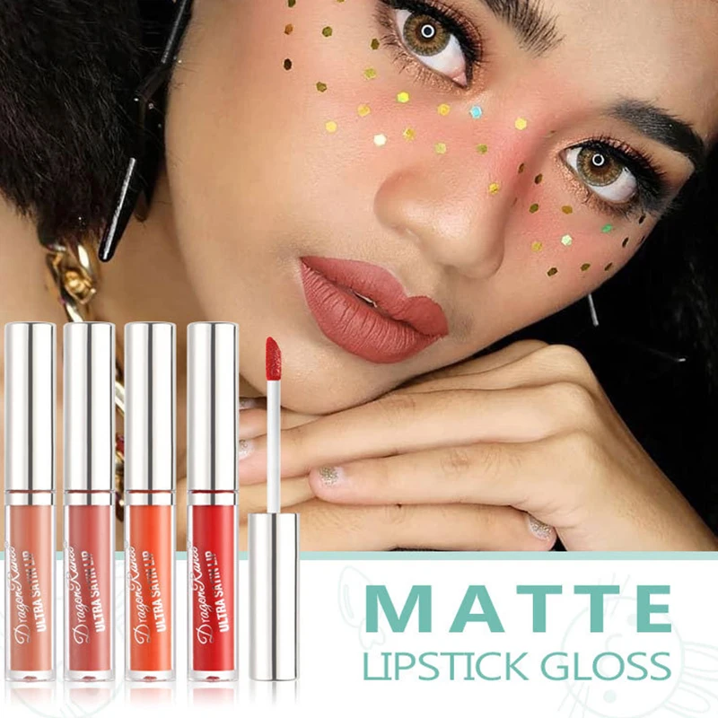 High Quality 4pcs/set Matte Lipstick Set Velvet Lip Glaze Color Charm Lasting Non-fading Lip Makeup
High Quality 4pcs/set Matte Lipstick Set Velvet Lip Glaze Color Charm Lasting Non-fading Lip Makeup