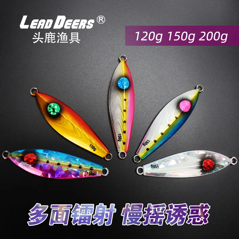 New Arrival Japan Quality Slow Jigging Lures Lead Fish 120/150/200G Slow Jigs Saltwater Fishing Lure
New Arrival Japan Quality Slow Jigging Lures Lead Fish 120/150/200G Slow Jigs Saltwater Fishing Lure