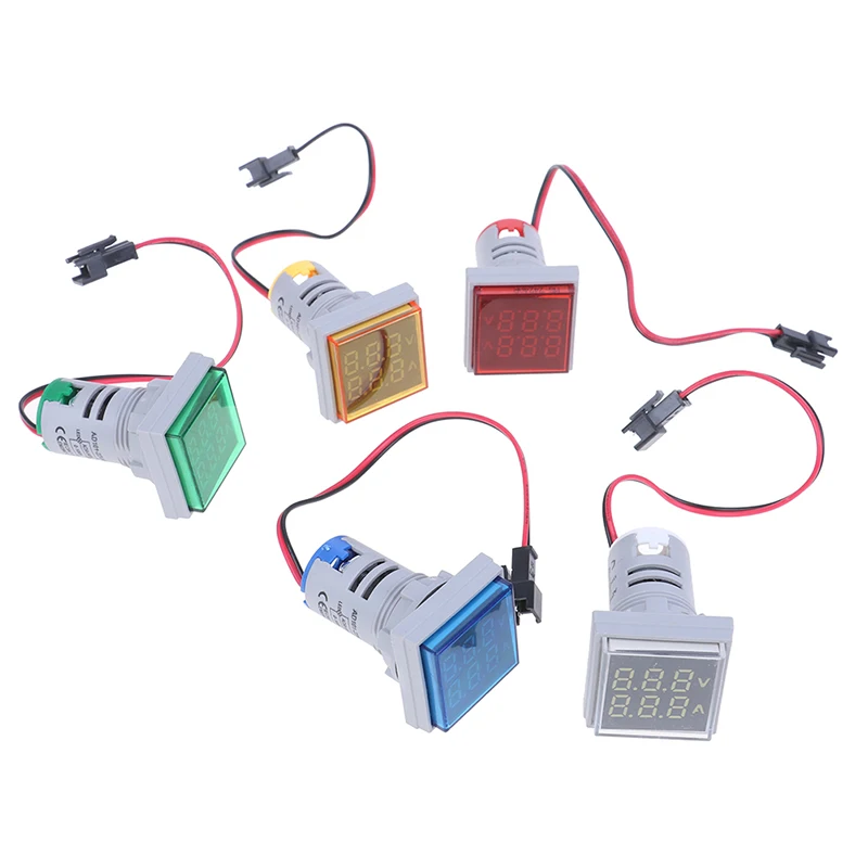 Mini 22mm LED Digital Dual Display Voltmeter Ammeter Meter Voltage Current Tester AC 60-500V 0-100A Display Gauge Wholesale
Mini 22mm LED Digital Dual Display Voltmeter Ammeter Meter Voltage Current Tester AC 60-500V 0-100A Display Gauge Wholesale