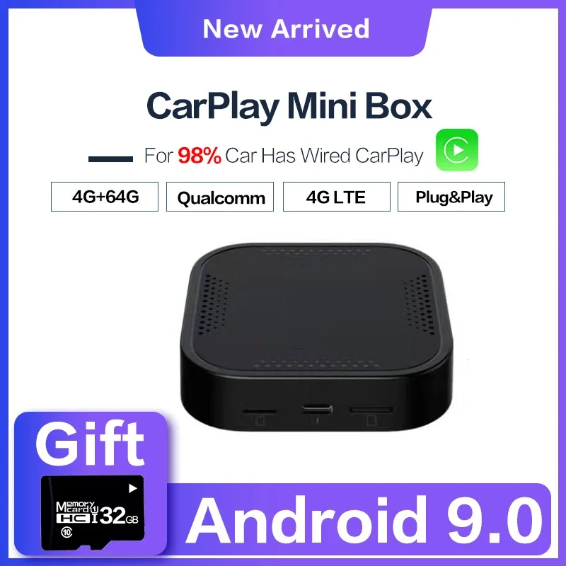 Carplay Ai Box мини-приставка на Android Apple Car play Беспроводная Автомобильная