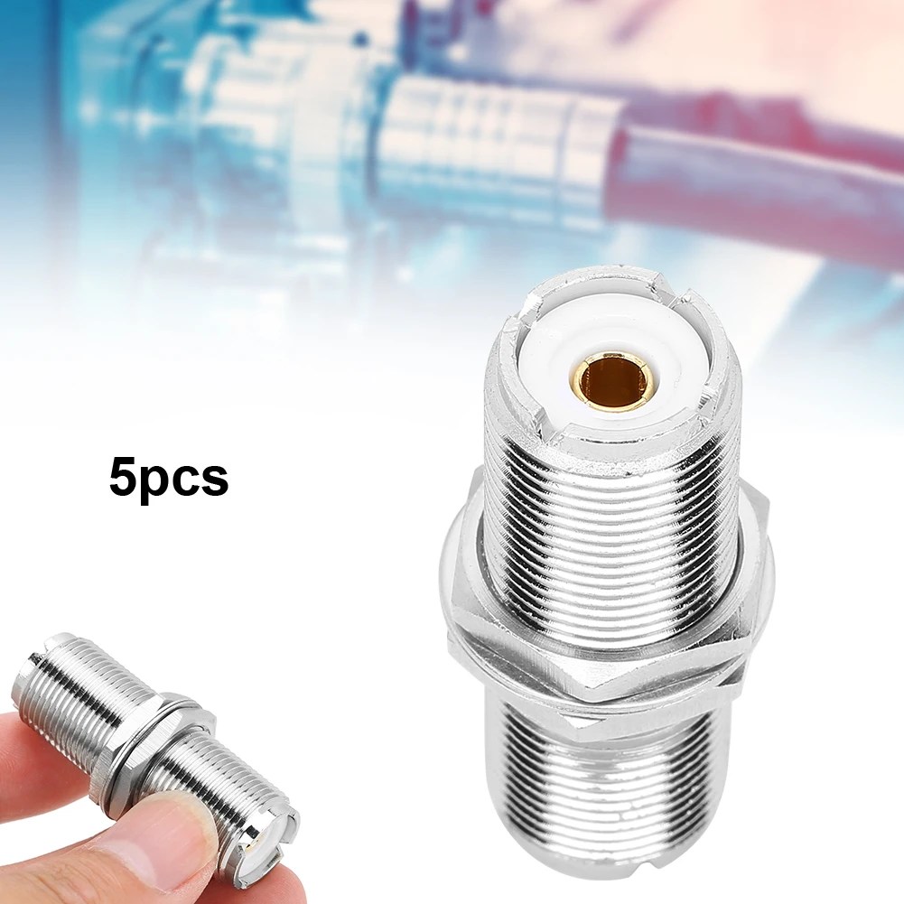 5pcs SO239 UHF Female to Female Plug Jack RF Adapter Connector for 2 PL259 Plugs5pcs
5pcs SO239 UHF Female to Female Plug Jack RF Adapter Connector for 2 PL259 Plugs5pcs