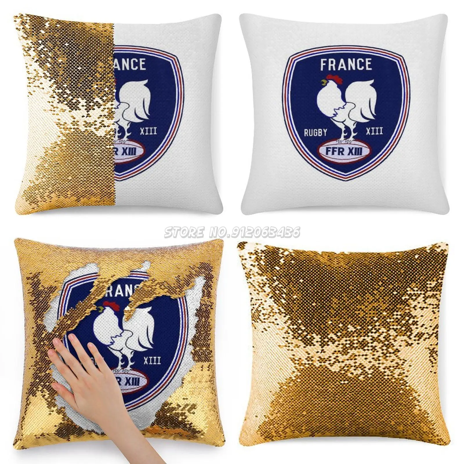 Французская регби 13-й, блестящая наволочка, декоративная подушка для вечерние НКИ, кафе, дома, дивана, регби, Франция, Go, Франция
Французская регби 13-й, блестящая наволочка, декоративная подушка для вечерние НКИ, кафе, дома, дивана, регби, Франция, Go, Франция