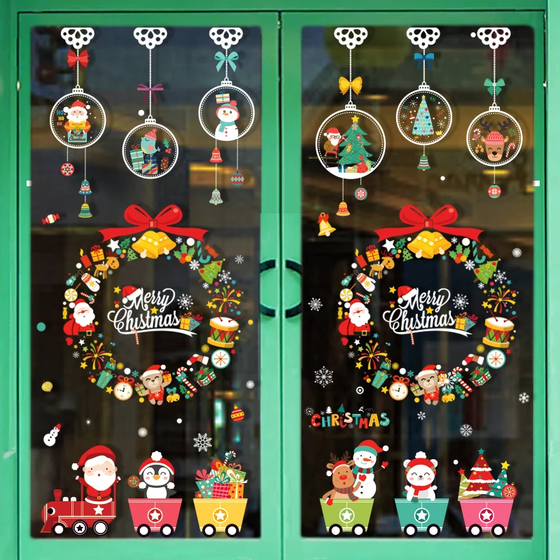 Decorate Christmas Tree, Old Man's Glass Door Stickers, Festive Atmosphere, Scene Layout, Window Grilles Stickers.
Decorate Christmas Tree, Old Man's Glass Door Stickers, Festive Atmosphere, Scene Layout, Window Grilles Stickers.
