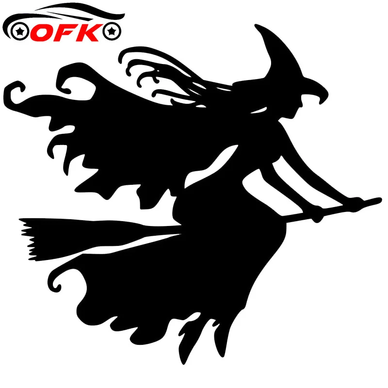 Beautiful Witch on Broomstick Car Sticker Black/Silver Decal Vinyl Car-styling 12.8*11.6cm
Beautiful Witch on Broomstick Car Sticker Black/Silver Decal Vinyl Car-styling 12.8*11.6cm