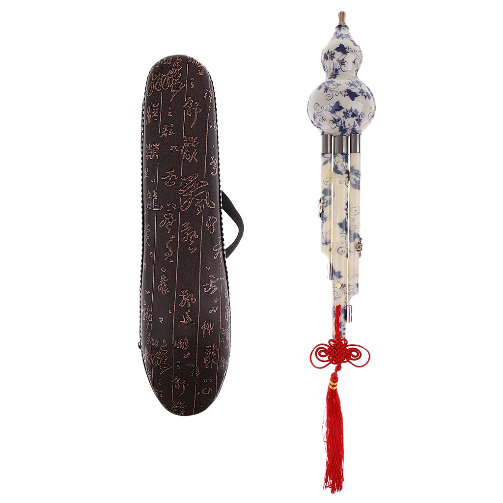 1 шт. китайский Хулуси тыквы кукурбит флейта этнический духовой инструмент с