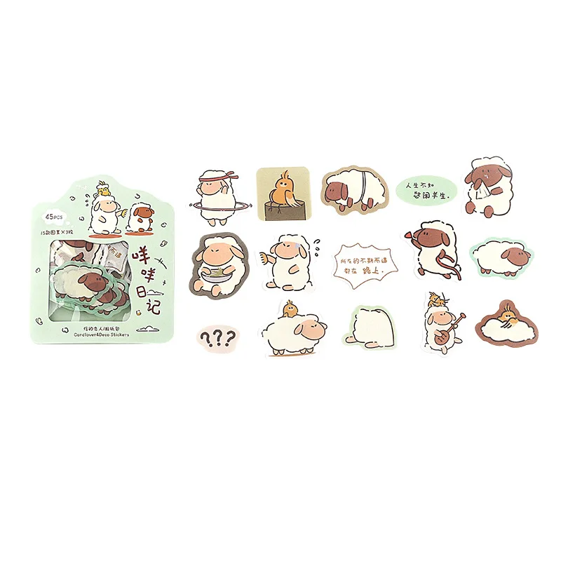 45 pcs /Pack Cute Animal series Decorative Stickers DIY Diary Album Stick Label Decor
45 pcs /Pack Cute Animal series Decorative Stickers DIY Diary Album Stick Label Decor