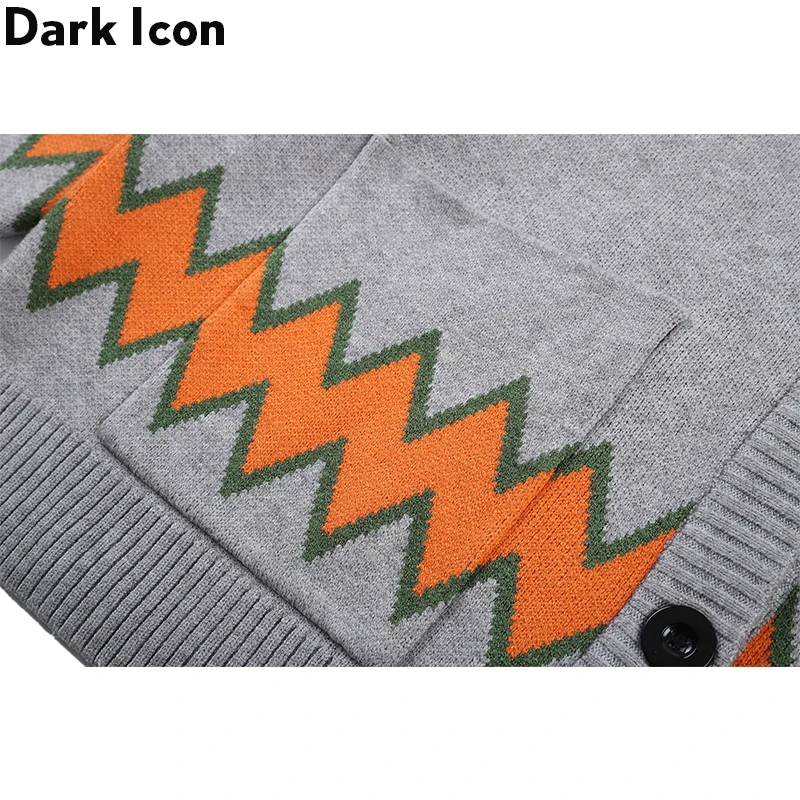 Кардиган с геометрическим рисунком Dark Icon свитер для мужчин и женщин винтажный