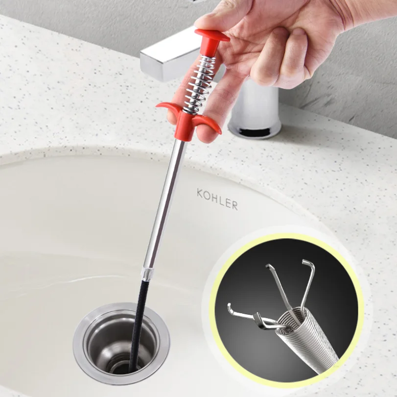 Yunexpress 60cm Spring Pipe Dredging Tools,Drain Snake,Drain Cleaner Sticks Clog Remover Cleaning ToolsHousehold forKitchen Sink
Yunexpress 60cm Spring Pipe Dredging Tools,Drain Snake,Drain Cleaner Sticks Clog Remover Cleaning ToolsHousehold forKitchen Sink