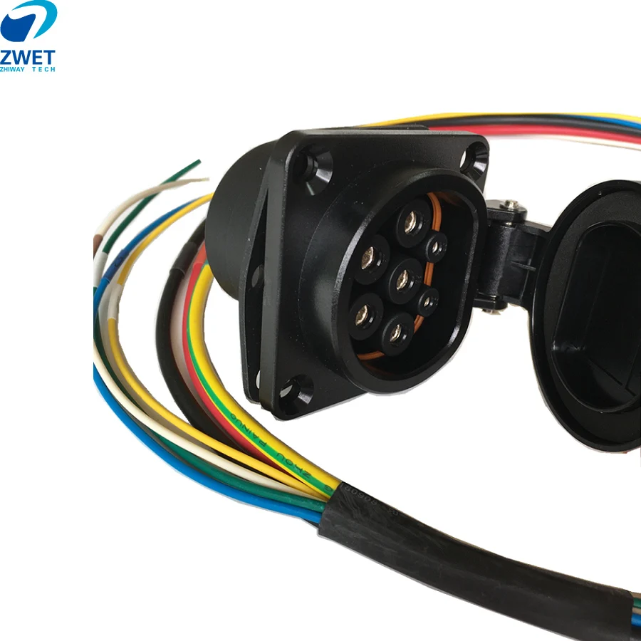 Разъем для зарядки ZWET EV 62196 16 А до 32 тип 2 европейский стандарт/стандарт с функцией