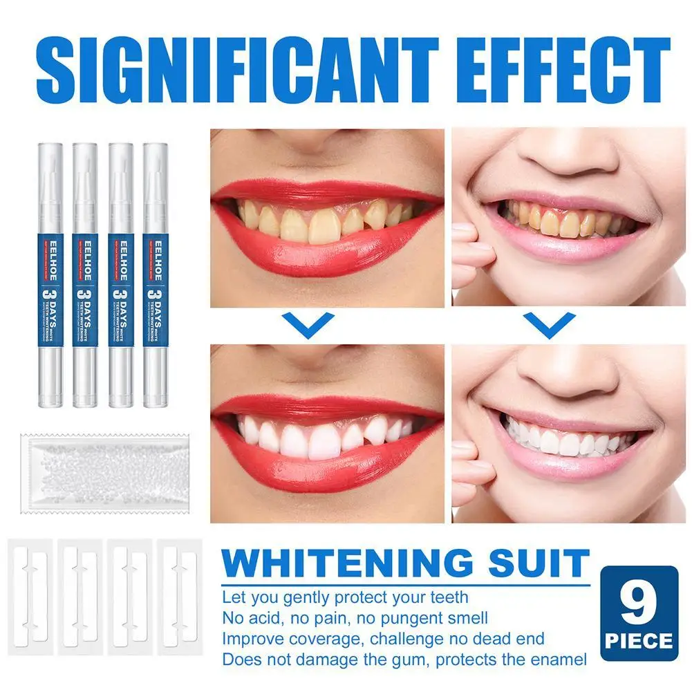 4Pair Gel Teeth Whitening Strips Oral Hygiene Care Double Elastic Teeth Strips Whitening Dental Bleaching Tools
4Pair Gel Teeth Whitening Strips Oral Hygiene Care Double Elastic Teeth Strips Whitening Dental Bleaching Tools