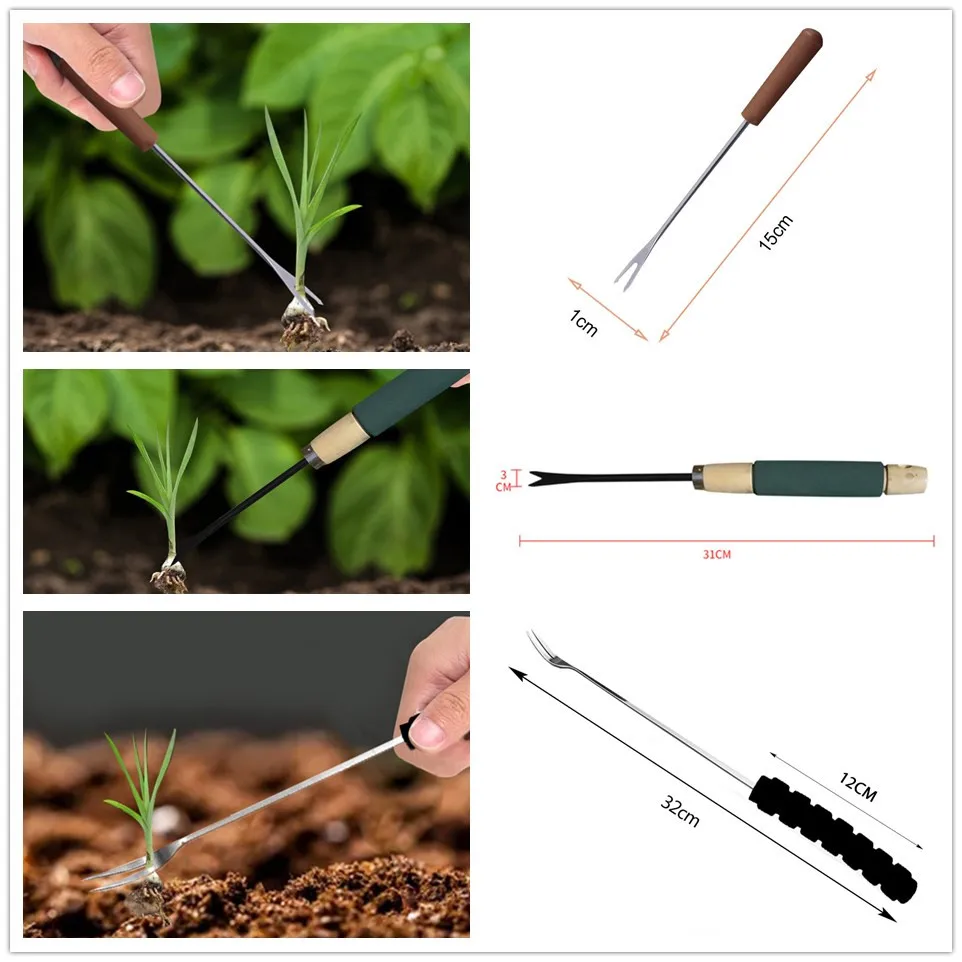 3 Styles Garden Hand Weeder Tool Lawn Sturdy Digging Puller Easy Apply Trimming Removal Grass Multifunction Weeder Transplant
3 Styles Garden Hand Weeder Tool Lawn Sturdy Digging Puller Easy Apply Trimming Removal Grass Multifunction Weeder Transplant