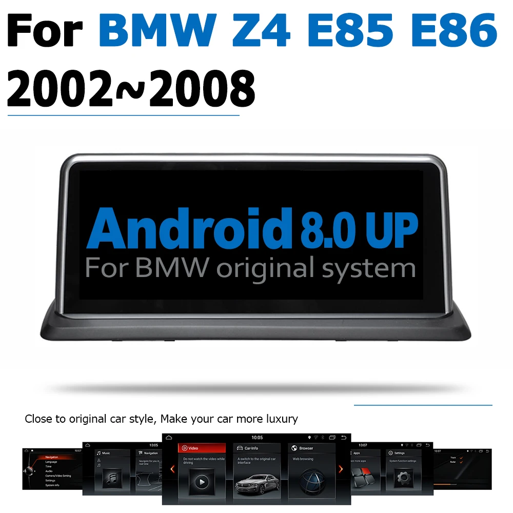 Android 8 0 2 + 32 автомобильный DVD плеер для BMW Z4 E85 E86 2002 ~ 2008 аудио стерео HD сенсорный