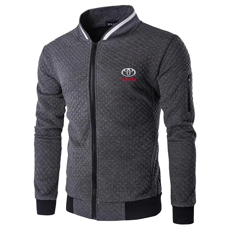 Jacket Men's High-Quality Polyester Coat Casual Slim Coat Men's Hooded car TOYOTA Coats Chic Men Zip Up Outwear
Jacket Men's High-Quality Polyester Coat Casual Slim Coat Men's Hooded car TOYOTA Coats Chic Men Zip Up Outwear