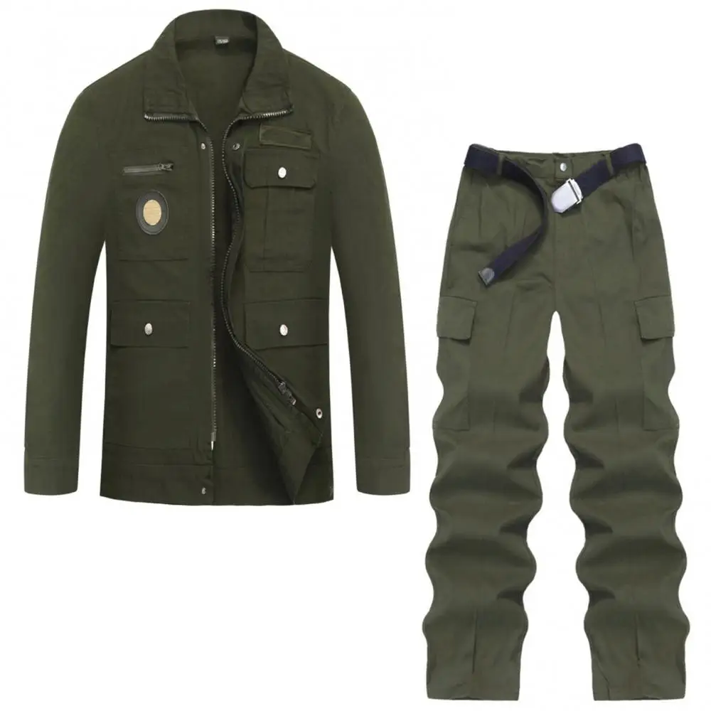 New fashion men's suit casual long-sleeved overalls suit wear-resistant overalls with pockets men's suits 
New fashion men's suit casual long-sleeved overalls suit wear-resistant overalls with pockets men's suits