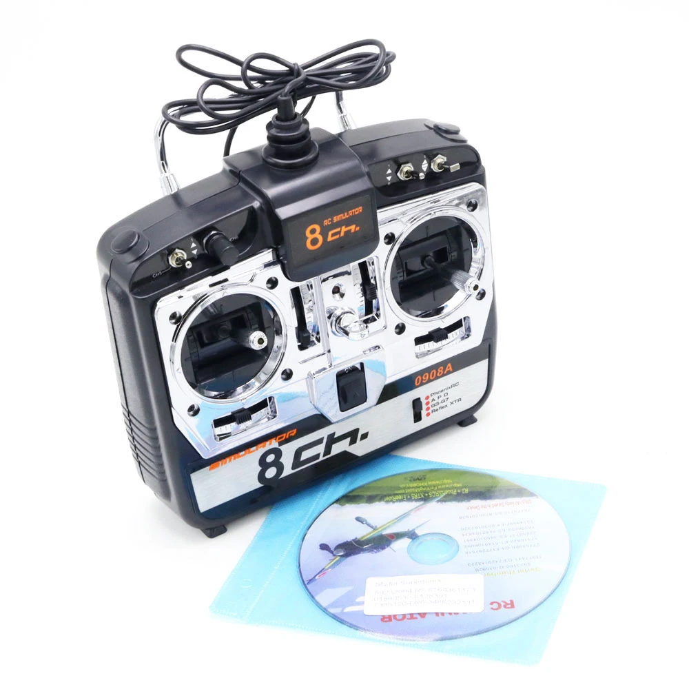 1pcs 8CH 16 in 1 RC Flight Simulator JTL-0908A Support Realflight G7 Phoenix 5.0 XTR Remote Control Helicopter Fixed-wing Drone
1pcs 8CH 16 in 1 RC Flight Simulator JTL-0908A Support Realflight G7 Phoenix 5.0 XTR Remote Control Helicopter Fixed-wing Drone