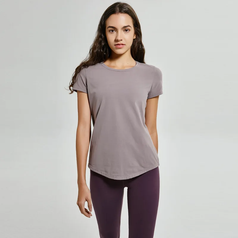 Slim Fit Naked-feels Fabrics Gym Fitness T-shirts Women O-neck Plain Sport Running Shirts Short Sleeve Classic Tops
Slim Fit Naked-feels Fabrics Gym Fitness T-shirts Women O-neck Plain Sport Running Shirts Short Sleeve Classic Tops