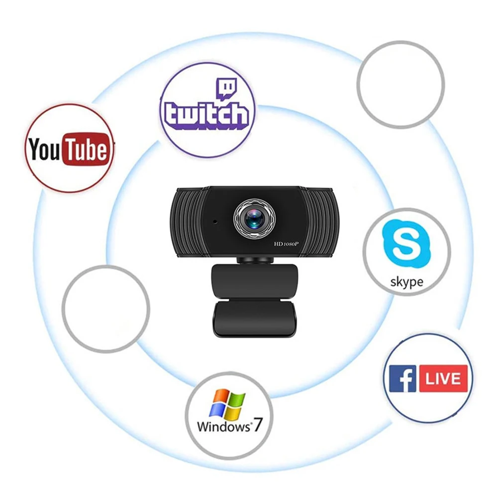 Full HD 1080P Webcam Computer PC USB Web Camera Wide Angle Auto Focus Web Cam with Mic for Video Calling Live Streaming
Full HD 1080P Webcam Computer PC USB Web Camera Wide Angle Auto Focus Web Cam with Mic for Video Calling Live Streaming