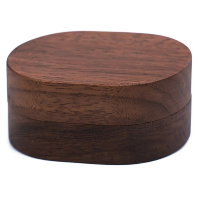 

Деревянная шкатулка для колец и ювелирных изделий, деревянный держатель для колец в деревенском стиле, деревянная Подарочная коробка под з...