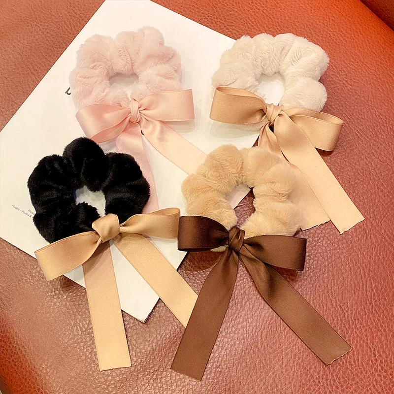 Soft Fur Elastic Hair Bands for Women Hair Ties Bow Ribbon Fluffy Faux Fur Furry Scrunchies Hair Rubber Bands Hair Accessories
Soft Fur Elastic Hair Bands for Women Hair Ties Bow Ribbon Fluffy Faux Fur Furry Scrunchies Hair Rubber Bands Hair Accessories