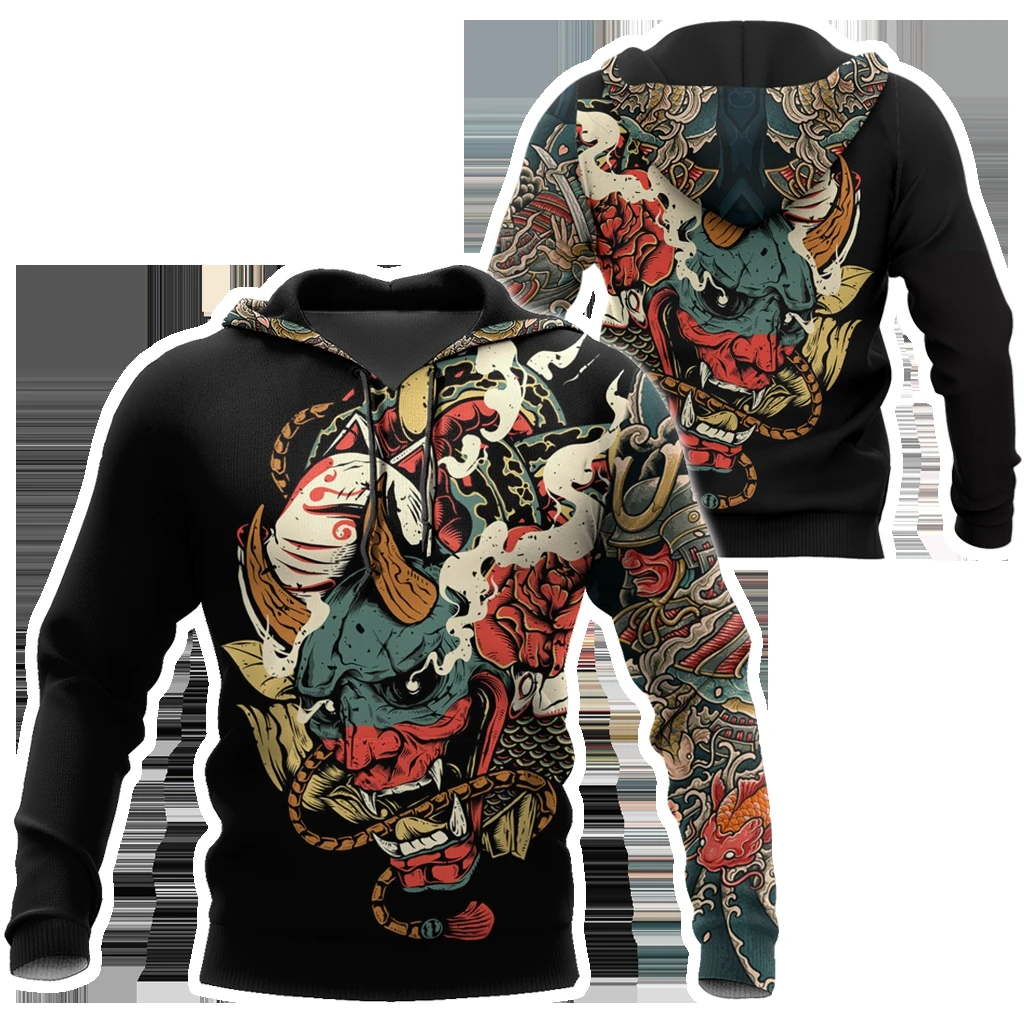 Tessffel Japan Samurai Tattoo 3D Printed New Men's Sweatshirt Harajuku Zipper Hoodie Casual Unisex Jacket Pullover Style-3 
Tessffel Japan Samurai Tattoo 3D Printed New Men's Sweatshirt Harajuku Zipper Hoodie Casual Unisex Jacket Pullover Style-3