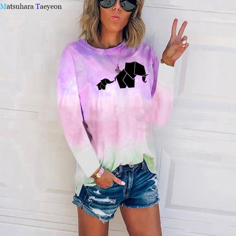 Модная Осенняя футболка, новейшая футболка с геометрическим принтом двух слонов, женские топы 2020, повседневные рубашки в стиле хип-хоп для ж...
Модная Осенняя футболка, новейшая футболка с геометрическим принтом двух слонов, женские топы 2020, повседневные рубашки в стиле хип-хоп для ж...