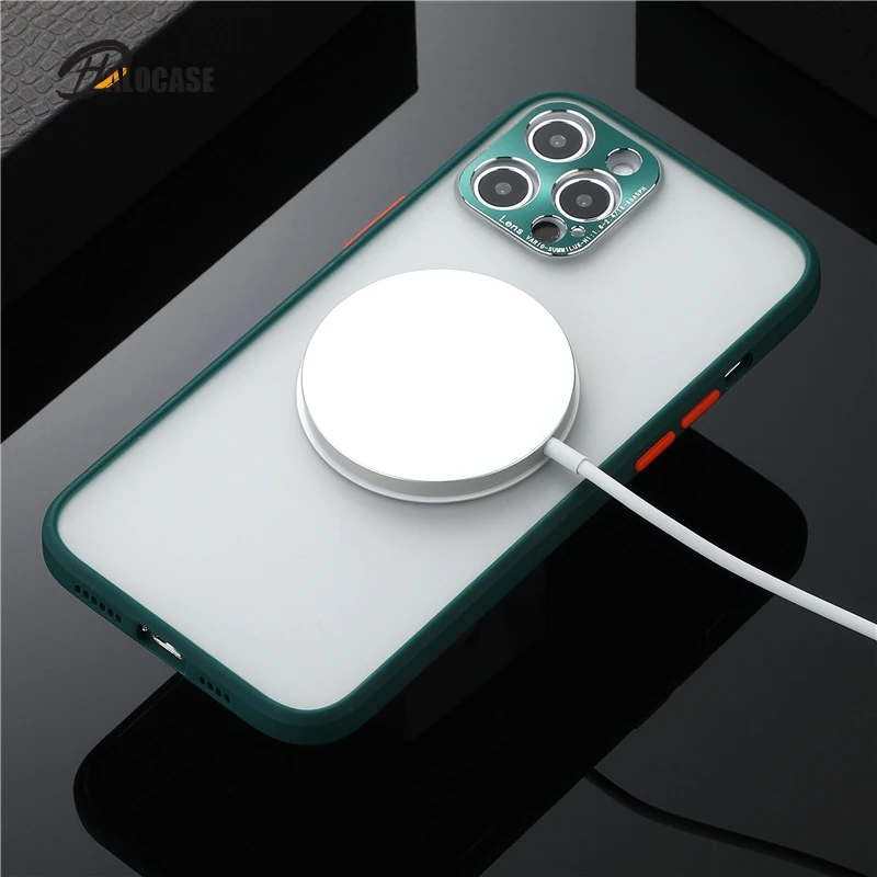 Case For iPhone 12 Pro Max 12 mini 12Pro 12mini Magnet Case For Magsafe Wireless Charger Shockproof Metal Lens Protection Cover
Case For iPhone 12 Pro Max 12 mini 12Pro 12mini Magnet Case For Magsafe Wireless Charger Shockproof Metal Lens Protection Cover