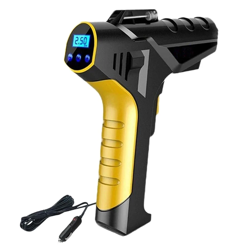 150PSI Wired Air Pump, 120W 25L/MIN Portable Air Compressor Tire Inflator Pump for Cars, Bicycles, Ourdoor Inflatables
150PSI Wired Air Pump, 120W 25L/MIN Portable Air Compressor Tire Inflator Pump for Cars, Bicycles, Ourdoor Inflatables