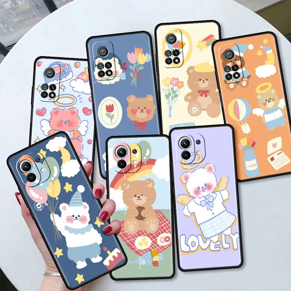 Cute Cartoon Bear Tpu Case For Xiaomi Poco X3 NFC M3 F1 Phone Capa for Mi 11 10T Pro 9T CC9 CC9E Note 10 A2 Lite Soft Cover
Cute Cartoon Bear Tpu Case For Xiaomi Poco X3 NFC M3 F1 Phone Capa for Mi 11 10T Pro 9T CC9 CC9E Note 10 A2 Lite Soft Cover