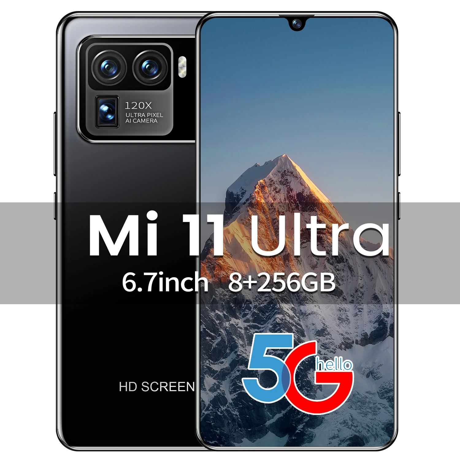 Mi 11 Ultra Global Version 6.7 Inch 8+512GB Dual SIM+SD 10 Core Smart Phone Face Fingerprint Unlock 6800mAh Mobile Cell Phone
Mi 11 Ultra Global Version 6.7 Inch 8+512GB Dual SIM+SD 10 Core Smart Phone Face Fingerprint Unlock 6800mAh Mobile Cell Phone