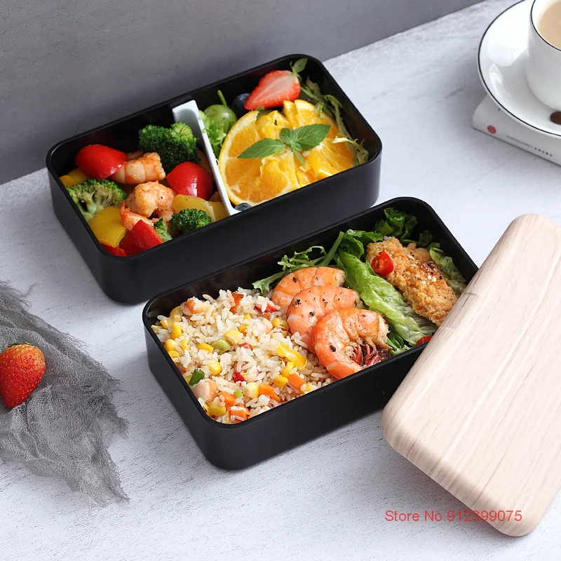 Ins Woodiness 2-Layer Plastic Lunch Box Microwave Black Adjustable Compartment DIY Sushi Salad Food Storage Container Lunchbox
Ins Woodiness 2-Layer Plastic Lunch Box Microwave Black Adjustable Compartment DIY Sushi Salad Food Storage Container Lunchbox