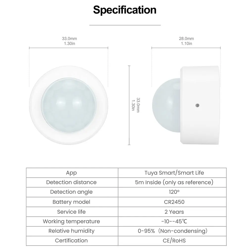 Intelligent Human Body Motion Infrared Sensor Home Security Wireless Connection Anti-pet Infrared Alarm
Intelligent Human Body Motion Infrared Sensor Home Security Wireless Connection Anti-pet Infrared Alarm